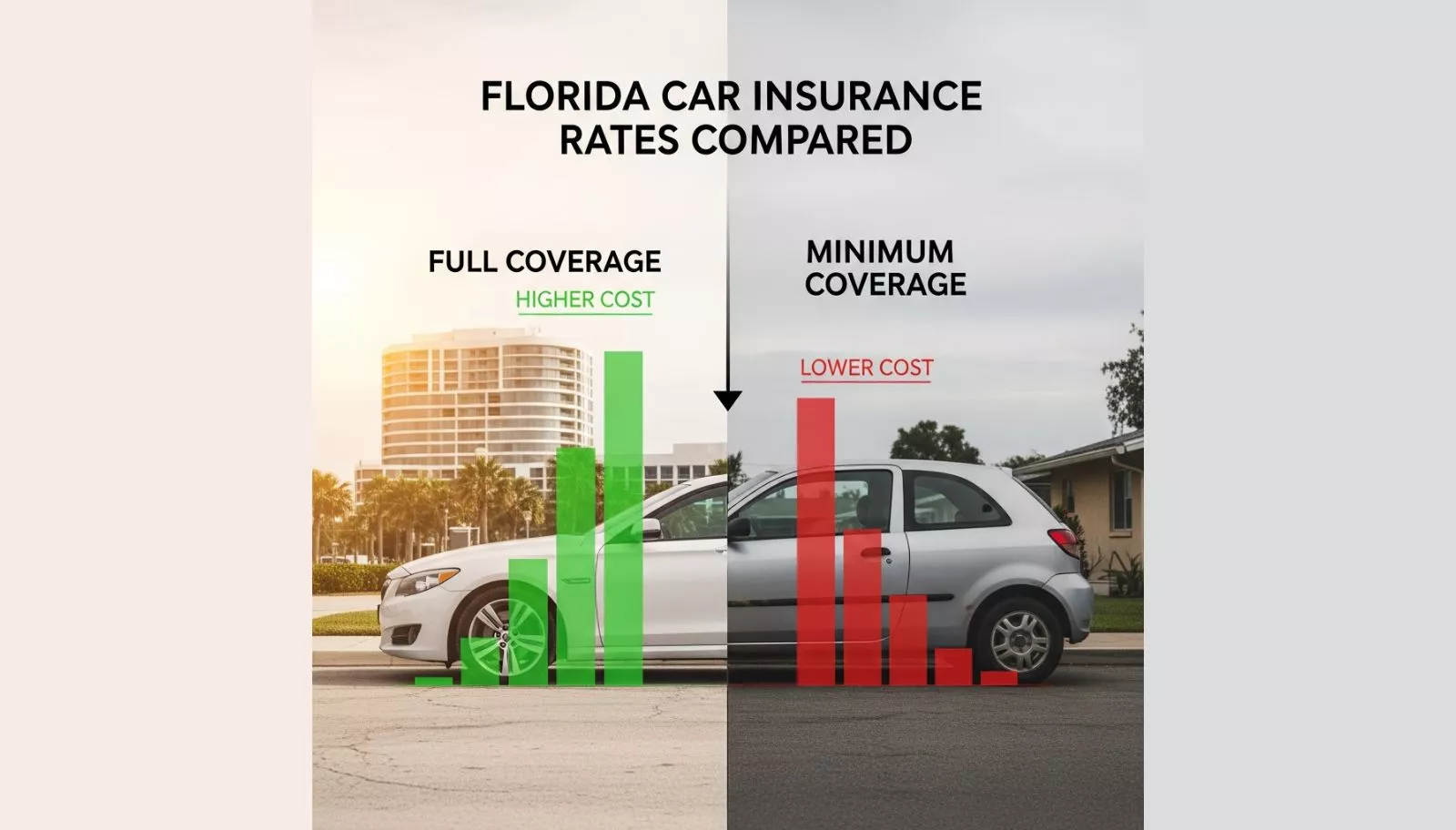 Florida Car Insurance Rates Compared: Full Coverage vs. Minimum Coverage
